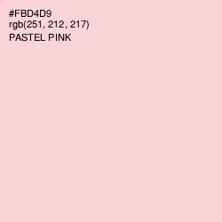 #FBD4D9 - Pastel Pink Color Image